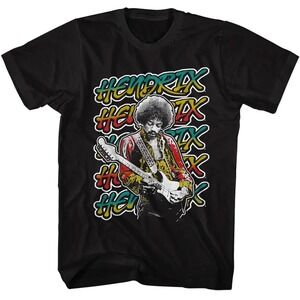 Jimi Hendrix Classic Rock Music Fan Concert Tour T-Shirt